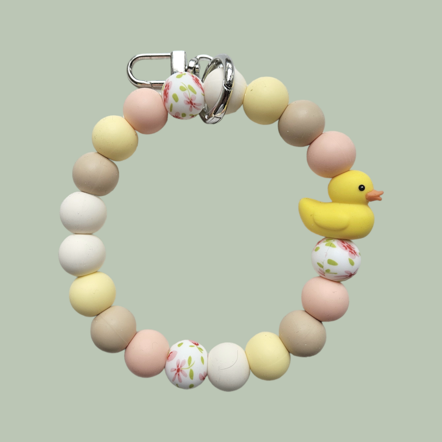 Wristlet geel ducky