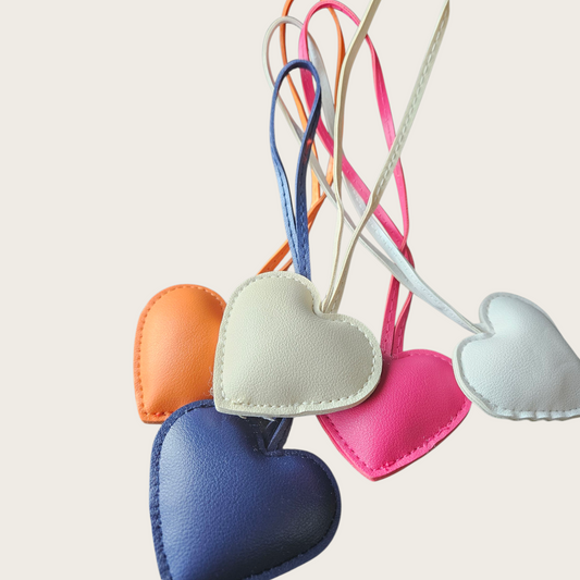 Tassenhanger hart blauw