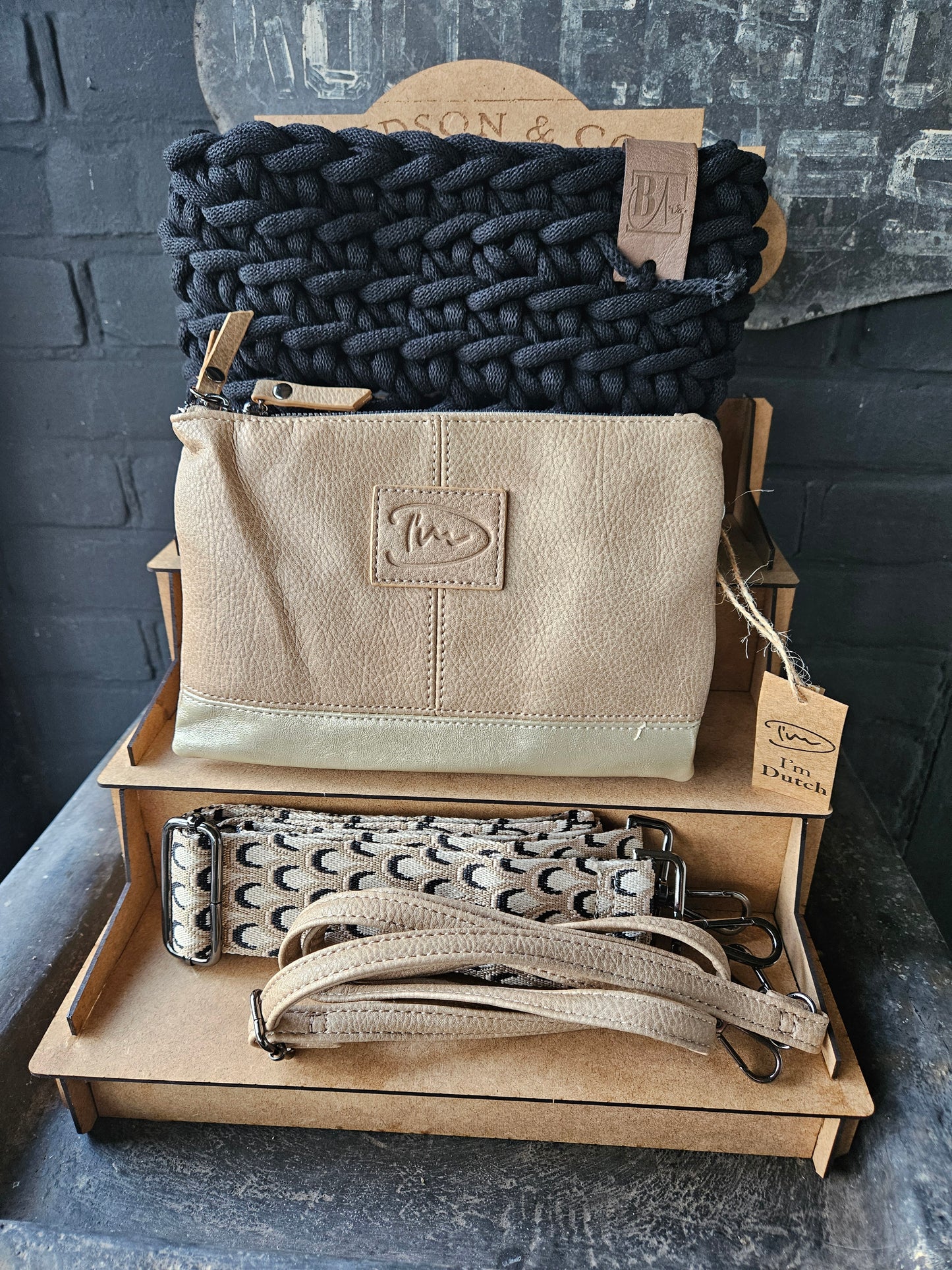 Combi Harbin Natural/black