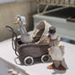 Miniatuur Gans met hoge hoed Poppenhuis Accessoire/Diorama