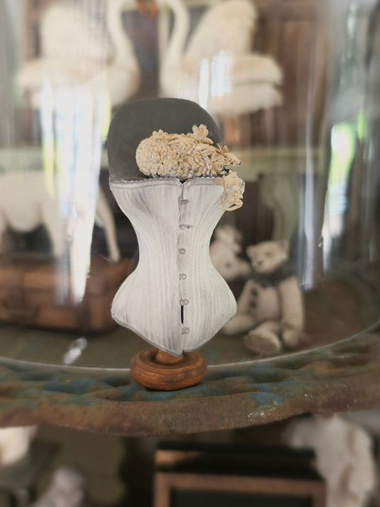 Corset buste met corset, schaal 1 12, poppenhuis, diorama