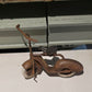 Miniatuur Antiek Verroest Fietsje