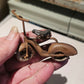 Miniatuur Antiek Verroest Fietsje