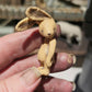 Miniatuur Vintage Konijntje | Antiek Speelgoed Konijn | Brocante Rabbit Miniature | Handbeschilderd Resin Verzamelobject