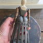 Vintage Staakmadonna – Grote Stolpminiatuur – Antieke Stijl – ca. 19 cm