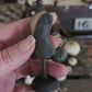 Miniatuur Kinderpaspop op Standaard | Vintage Child Dress Form | Brocante Mannequin | Handbeschilderd Resin Miniatuur