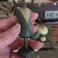 Miniatuur Kinderpaspop op Standaard | Vintage Child Dress Form | Brocante Mannequin | Handbeschilderd Resin Miniatuur