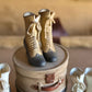 Miniatuur Victoriaanse Laarsjes  – Brocante Charme in Klein Formaat