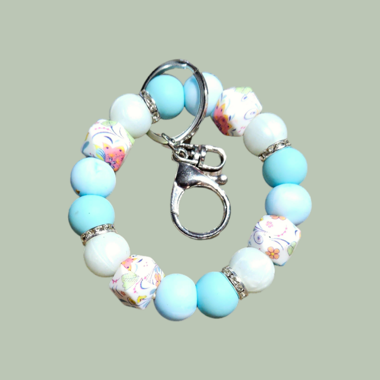 Mini Wristlet blue