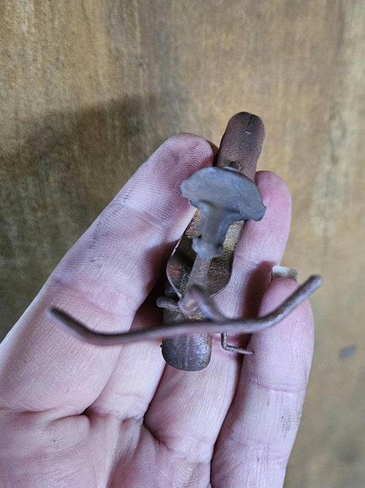 Miniatuur Antiek Verroest Fietsje
