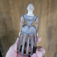 Handbeschilderde Miniatuur staakmadonna  Schaal 1:12  Unieke  Decoratie, poppenhuis, diorama