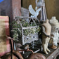 Miniatuur Antiek Verroest Fietsje
