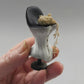 Oude buste met corset en boeket, schaal 1 12, poppenhuis, diorama
