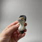 Oude buste met corset en boeket, schaal 1 12, poppenhuis, diorama