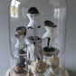 Oude buste met corset en boeket, schaal 1 12, poppenhuis, diorama