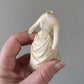 Miniatuur antieke Bustle jurk op paspop schaal 1 12 poppenhuis accessoire vintage mode diorama