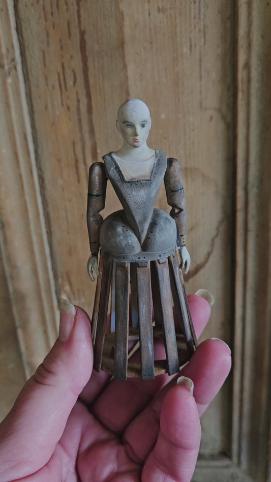 Miniatuur staakmadonna – Schaal 1:12 – Unieke  Decoratie, poppenhuis, diorama