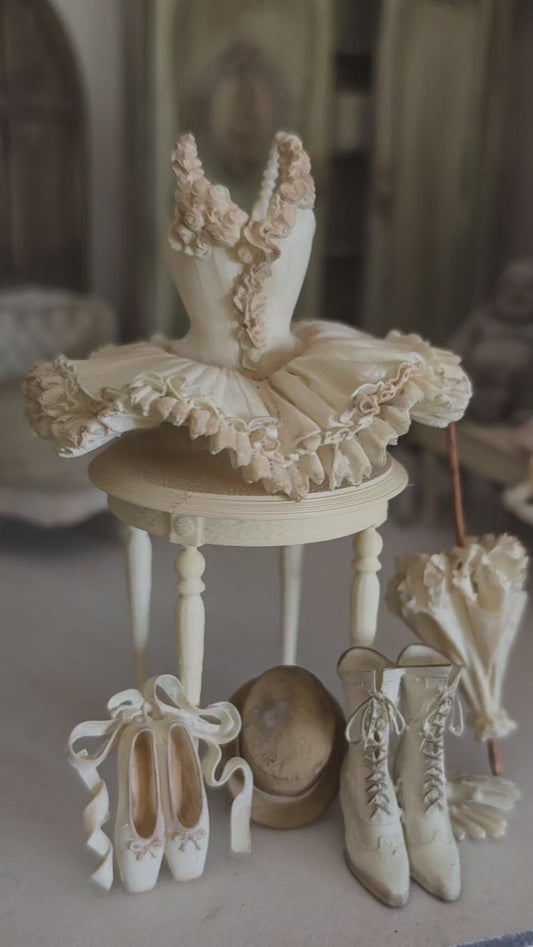 Miniatuur Victoriaanse Laarsjes – Brocante Charme in Klein Formaat