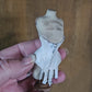 Handbeschilderde Miniatuur Corsetbuste met Corset – Schaal 1:12 – Unieke Franse Atelier Decoratie, poppenhuis, diorama