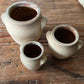 Miniatuur Franse Grès Pot 1:12 – Handbeschilderde Vintage Pot – Dollhouse Keuken Pot – Franse Landelijke Miniatuur – Resin Potje