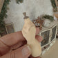 Miniatuur Paspop Buste met Tekst – Brocante Stijl