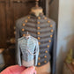 Handbeschilderde Miniatuur buste met uniform – Schaal 1:12 – Unieke Franse Atelier Decoratie, poppenhuis, diorama