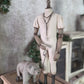 Miniatuur Oude Speelgoedbeer op Wielen – Handgemaakt in Brocante Stijl 1:12