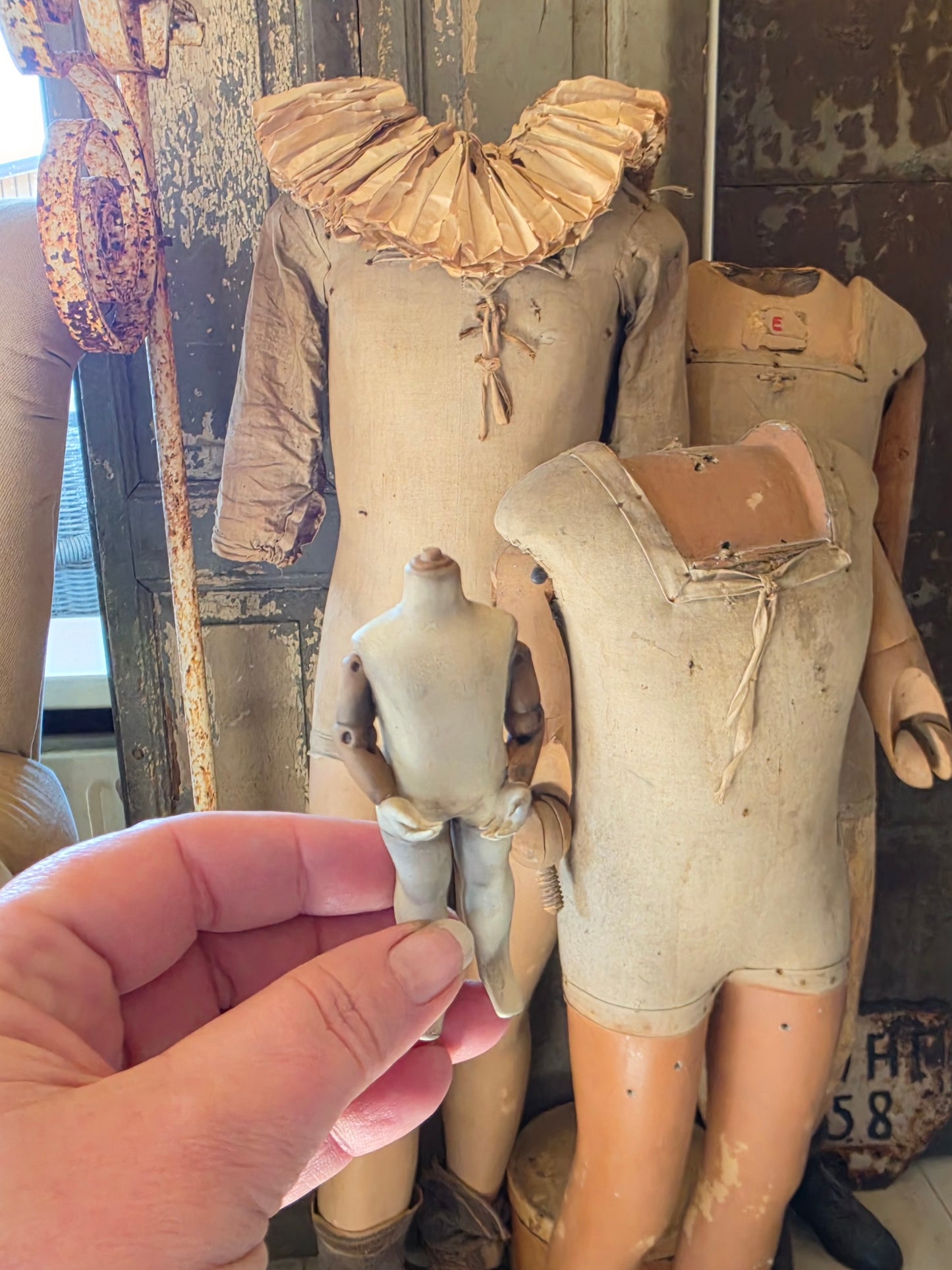 Miniatuur Napoleon Paspopje met Armen – Schaal 1:12 – Klassieke Franse Atelier Decoratie