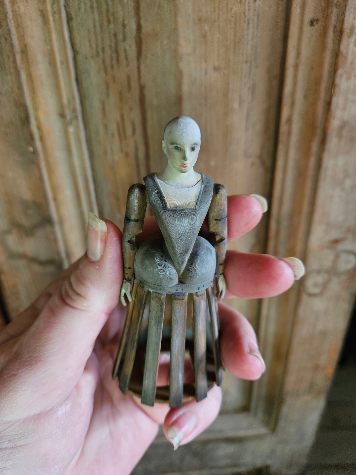 Miniatuur staakmadonna – Schaal 1:12 – Unieke  Decoratie, poppenhuis, diorama
