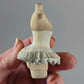 Miniatuur buste met Corset en rok – Schaal 1:12 – Unieke Franse Atelier Decoratie, poppenhuis, diorama