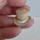 Miniatuur Elegant Hoedje – Victoriaanse Brocante Charme