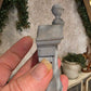 Miniatuur Brocante Ossenoog (Œil de Bœuf) Spiegel 1:12 | Handgemaakt & Handbeschilderd | Resin Franse Wandspiegel | Chateau Poppenhuis Decoratie