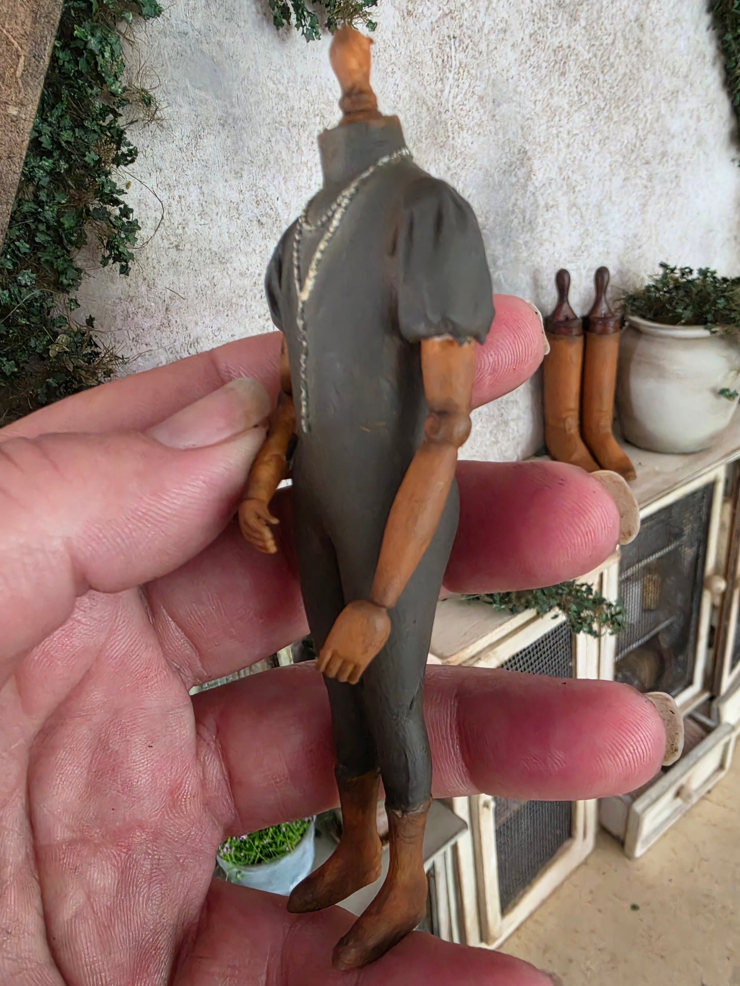 Miniatuur Napoleon Paspop – Brocante Stijl 1:12