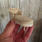 Luxe Miniatuur Chaise Longue | Elegante Brocante Stijl | Uniek Verzamelobject