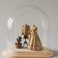 Miniatuur paspop met Beige Napoleon jas schaal 1 op 12 historisch poppenhuis decor (kopie)