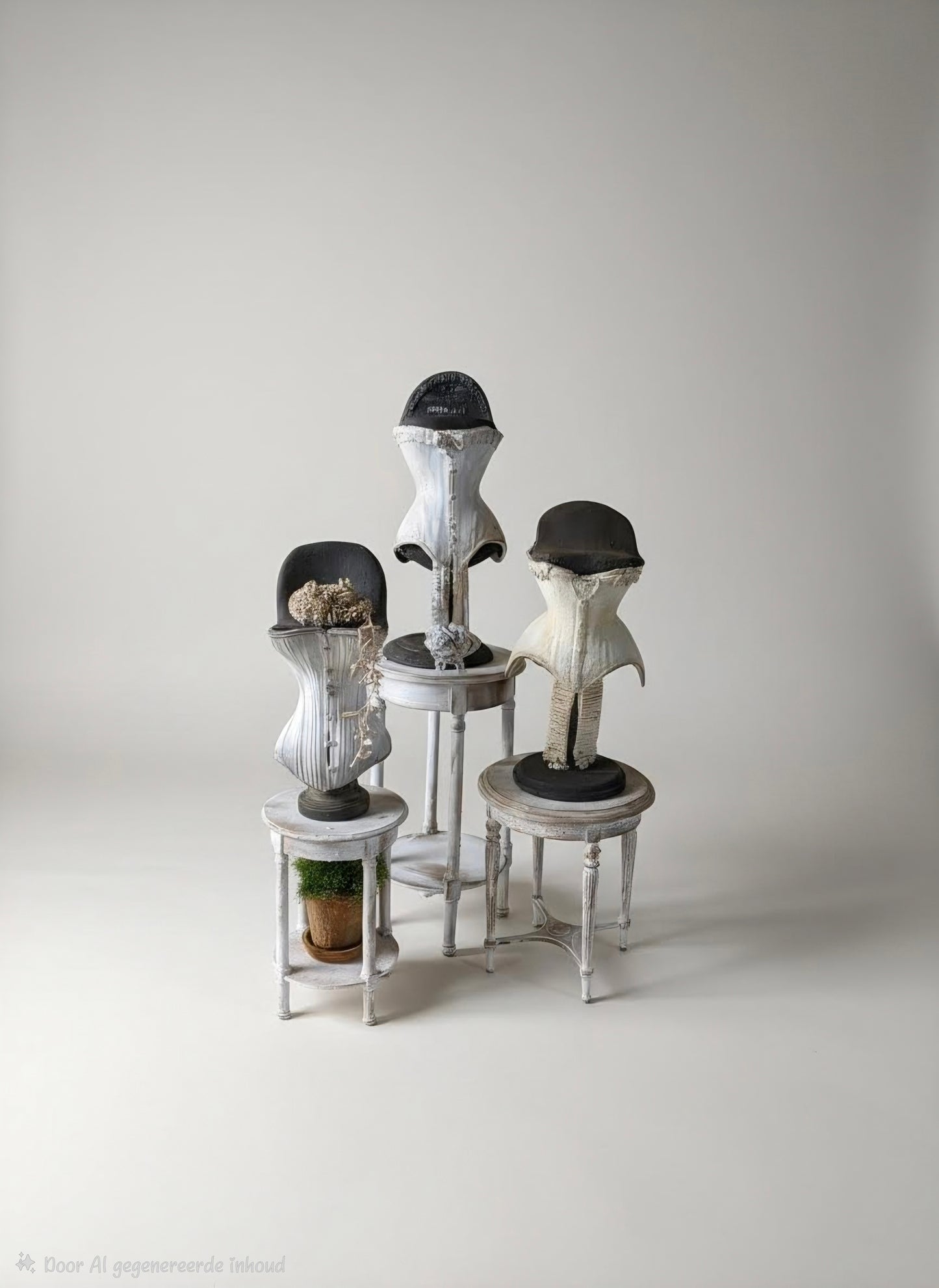 Decoratief tafeltje 1, poppenhuis, diorama