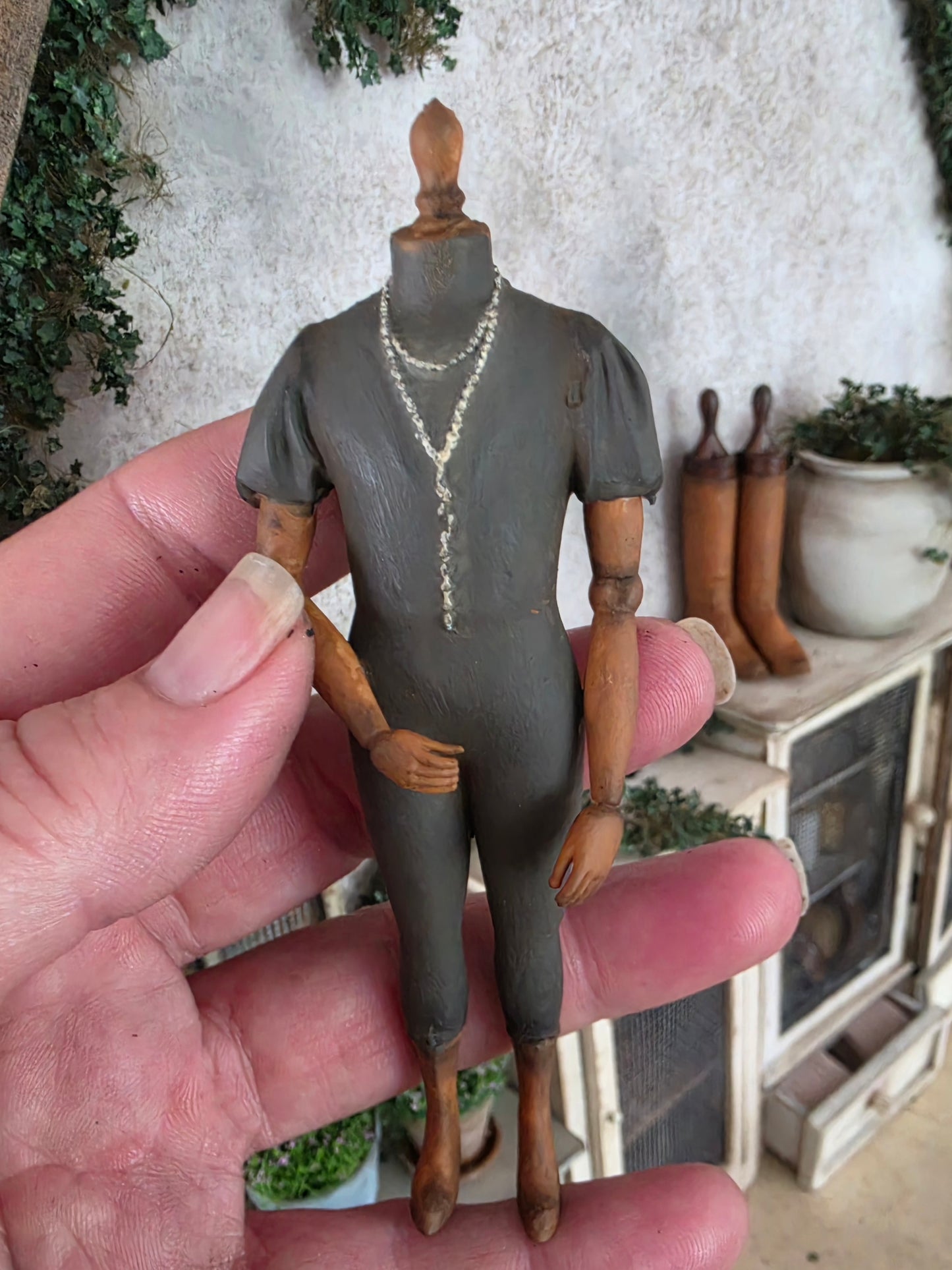 Miniatuur Napoleon Paspop – Brocante Stijl 1:12