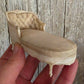 Luxe Miniatuur Chaise Longue | Elegante Brocante Stijl | Uniek Verzamelobject
