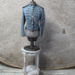 Handbeschilderde Miniatuur buste met uniform – Schaal 1:12 – Unieke Franse Atelier Decoratie, poppenhuis, diorama