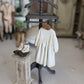Handbeschilderd Victoriaans Miniatuur Schoentje – Brocante Decoratie in Miniatuur