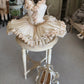 Miniatuur Balletschoentjes met Linten – Victoriaanse Elegantie
