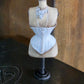 Corset buste met corset en ketting, schaal 1 12, poppenhuis, diorama