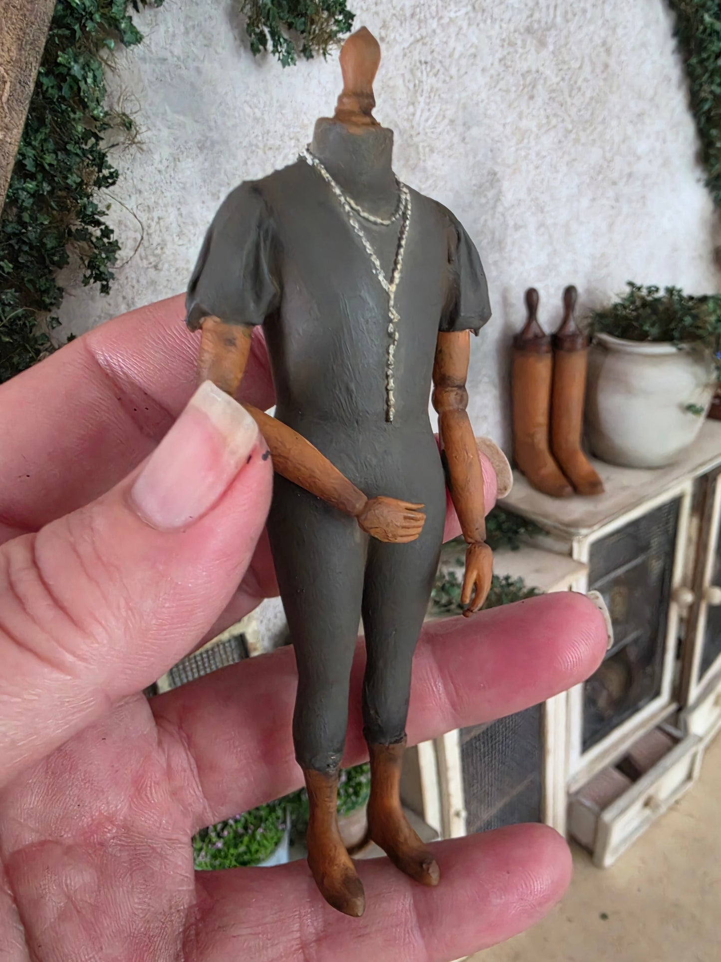 Miniatuur Napoleon Paspop – Brocante Stijl 1:12
