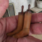 Miniatuur Vintage Paardrijlaarzen – Handgemaakt in Brocante Stijl 1:12