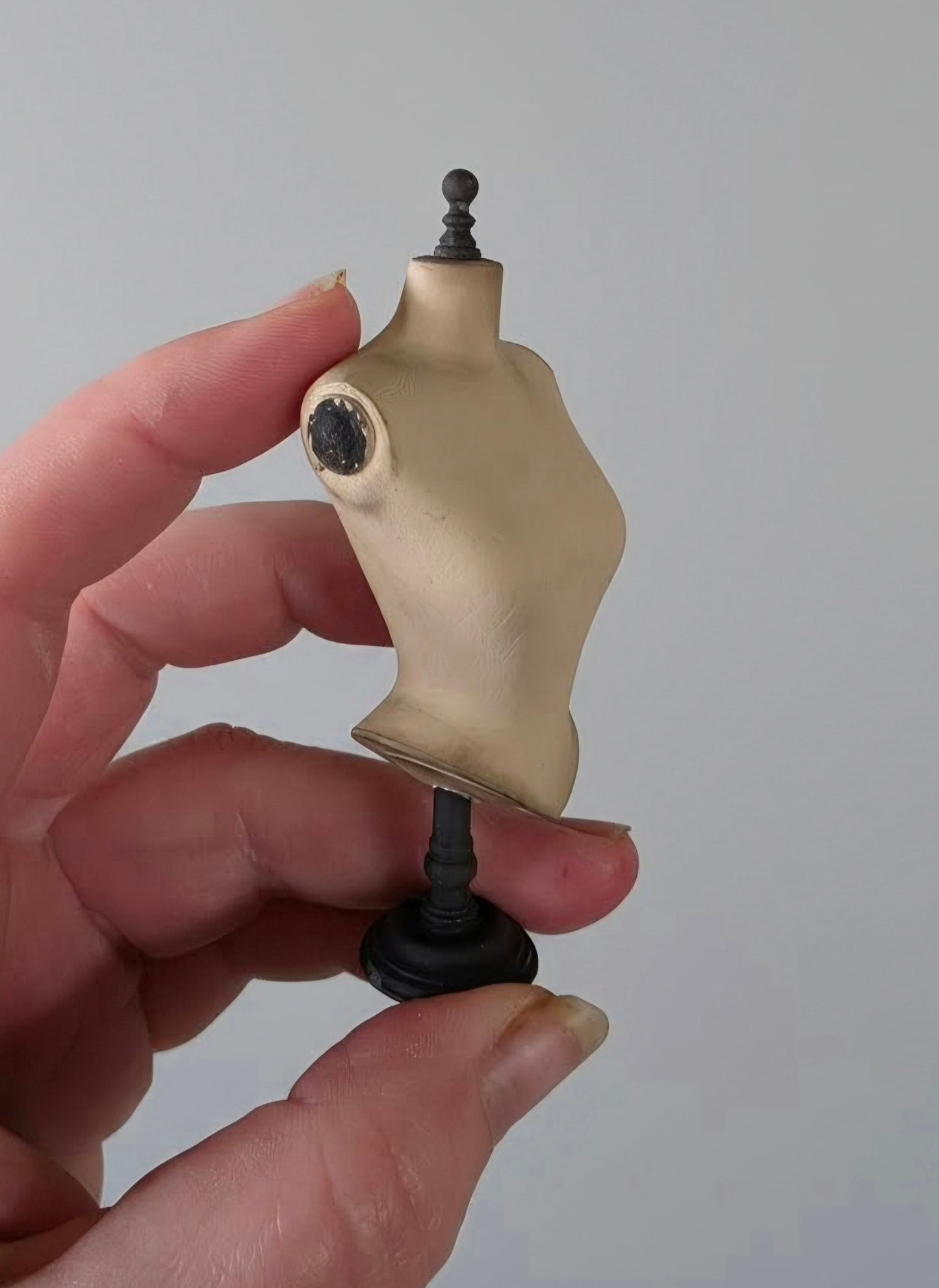 Miniatuur punt buste op voet schaal 1 12 poppenhuis accessoire klassiek beeld diorama decoratie