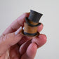 Miniatuur decoratieve hoge hoeden (Schaal 1:12) Poppenhuis Accessoire/Diorama