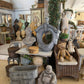 Miniatuur Brocante Boeddha 1:12 | Handgemaakt & Handbeschilderd | Resin Boeddhabeeld | Poppenhuis Decoratie | Brocante Miniatuur