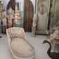 Luxe Miniatuur Chaise Longue | Elegante Brocante Stijl | Uniek Verzamelobject