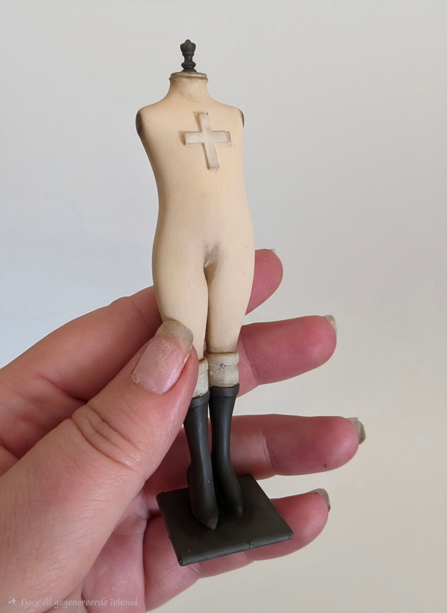 Miniatuur Napoleon Beige Popje – Stoere Franse Brocante Stijl